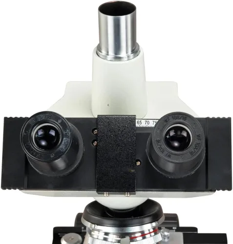 Vista 5 de OMAX Microscopio compuesto biológico trinocular 40X-1600X con la luz reemplazable del LED
