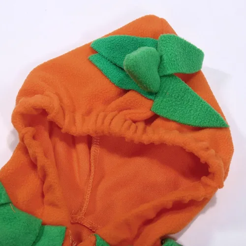 Vista 4 de Calabaza bebé unisex para niños pequeños y bebés, para Halloween Negro