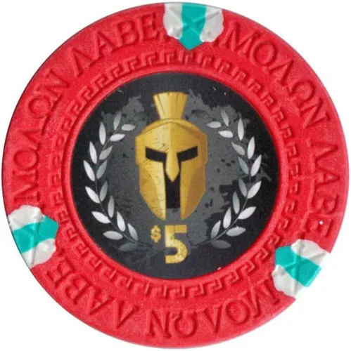Vista 4 de Versa Games Spartan - Fichas de póquer de arcilla en 0.48 oz, paquete de 50 unidades (elige colores)