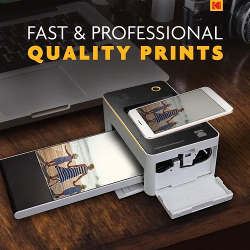 Vista 5 de Kodak Dock & Wi-Fi - Impresora fotográfica instantánea portátil de 4x6 pulgadas, impresiones a todo color de alta calidad - Compatible