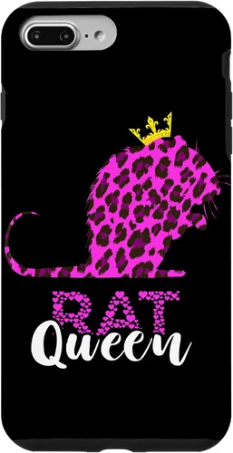 Vista 12 de Rat Queen Crown Leopard Mouse Rat Lover Rodent Rat Owner Case for iPhone 17