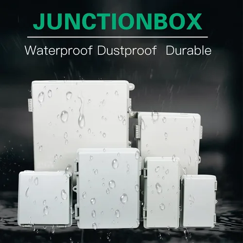 Vista 6 de Sunnyglade Caja de conexiones IP65 de plástico ABS, a prueba de polvo, impermeable, caja de conexiones universal duradera para proyectos eléctricos