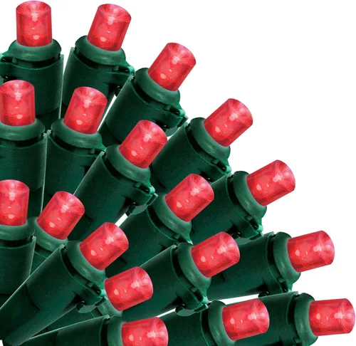 Vista 11 de Brite Star Mini luces LED micro de 50 litros, verde, cable verde