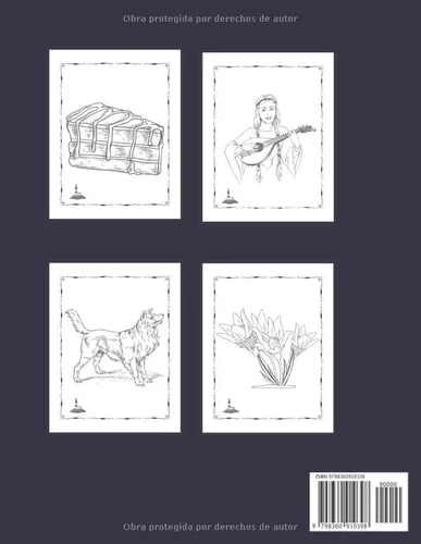 Vista 2 de Libro Fácil para Colorear Ejercicios para Principiantes y Mayores, Páginas con Letra Grande (Spanish Edition)