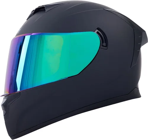 Vista 7 de Full Face Motorcycle Helmets for Adults Men and Women with Internal Tinted Visor