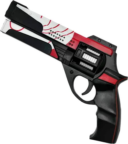 Vista 13 de otaku gear Réplica de pistola decorativa de espuma, accesorio de disfraz para cosplay, juegos de rol y exhibición para adultos, Dorado