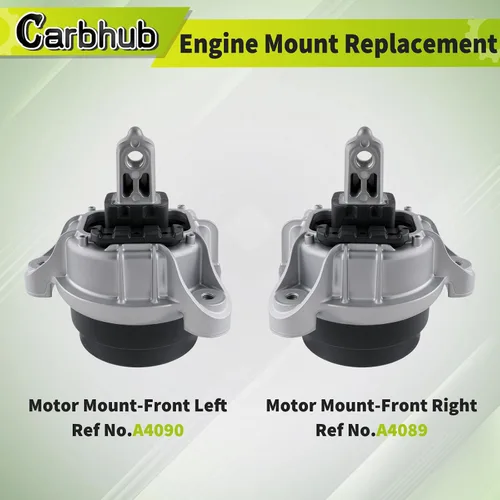 Vista 3 de Carbhub 22116786528 Soporte de motor izquierdo derecho para BMW 528i 535i 640i 740i Gran Coupe GT Base Sedan 3.0L 4.4L 6.0L 2010-2018 Soporte
