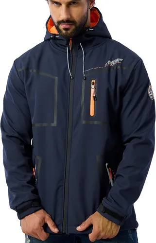 Vista 3 de UIUO-UIPEU Men's Softshell Jackets Fleece Lined Waterproof Windbreaker Hooded Jackets for Men Hiking Golf Jacket Fall Winter