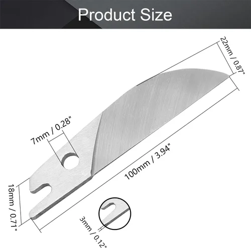 Vista 2 de Utoolmart Cuchilla de corte de corte de inglete para reemplazo universal de corte de inglete de ángulo múltiple 1 unids
