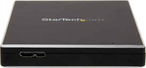 Vista 2 de StarTech - Carcasa para disco duro SATA de 2.5 pulgadas, USB 3.1 Gen 2, (S251BMU313) Caja portátil externa, USB 3.1 Gen 2 10Gbps, HDD y SSD
