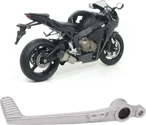 Vista 4 de Pedal de freno trasero, pedal de freno trasero de aluminio CNC, reemplazo de palanca de pie de motocicleta plateada para CBR1000RR 2008?2011