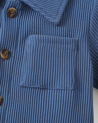 Vista 39 de Conjunto de ropa de verano para bebé y niño, camiseta de manga corta de algodón, pantalones cortos de dinosaurios, conjunto de ropa para niño