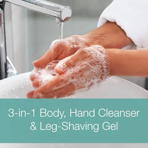 Vista 6 de Neutrogena Rainbath Gel refrescante y limpiador de ducha y baño, gel hidratante diario y de afeitado para piel suave, paquete de dos que incluye