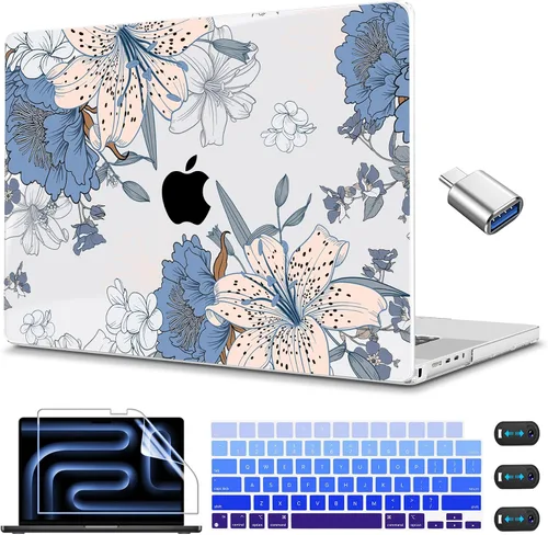 Vista 22 de CISSOOK Funda para MacBook Pro de 14 pulgadas 2025-2021 Release M5 A3434 M4 A3401 A3112 A3185 M3 A2918 A2992 M2 A2779 M1 A2442, carcasa rígida