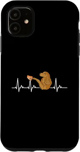 Vista 5 de Funda para iPhone 14 Cocker Spaniel Heartbeat human dog