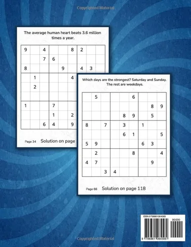 Vista 2 de Sudoku 100 challenging large print puzzles. Bonus content on every page.