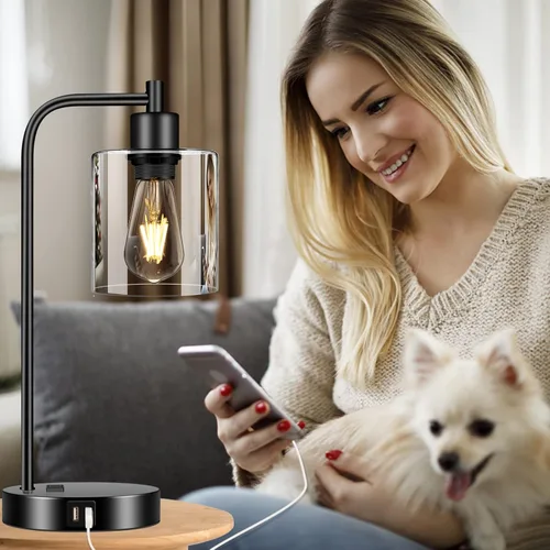 Vista 6 de Pantalla de vidrio transparente universal para lámpara de repuesto, pantalla de vidrio, cilindro, pantalla de vidrio para lámparas de mesa, lámparas