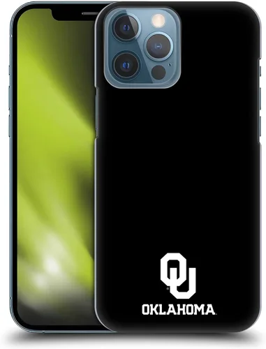 Vista 15 de Head Case Designs Funda rígida con licencia oficial de la Universidad de Oklahoma OU Banner compatible con Apple iPhone 13 Pro Max
