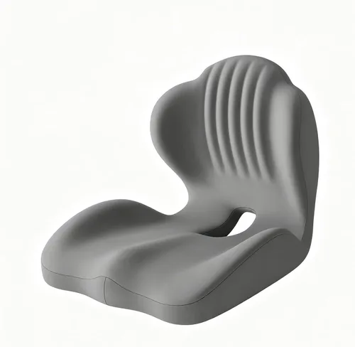 Vista 12 de L-Shaped Ergonomic Seat Cushion with Lumbar Support for Office Chair Black