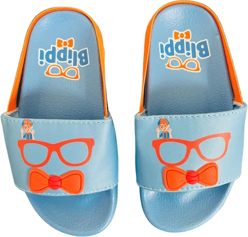 Vista 2 de Sandalias Blippi para niños con licencia oficial de Ground Up International