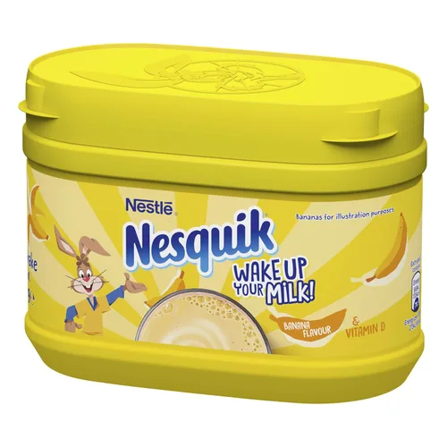Vista 4 de Nesquik Polvo para Batido de Leche con Sabor a Plátano 300 g (Paquete de 5)