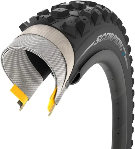 Vista 4 de Pirelli Scorpion Enduro S HardWall Bike Tyre, 27.5 x 2.4, Black