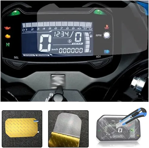 Vista 5 de Protector de pantalla para Suzuki DL250 V-Strom 250 Vstrom DL 250 Vstrom650 GSX250 GSX 250 motocicleta Cluster Protector de pantalla de película