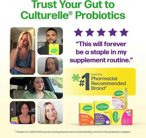 Vista 8 de Culturelle Probióticos Diarios Pro Strength para la Salud Digestiva (Suministro para 2 Meses) con Prebióticos para Mujeres y Hombres, Ayuda
