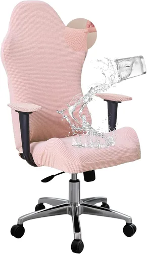 Vista 12 de FORCHEER Funda para silla de juegos con fundas para reposabrazos, estilo bohemio, 4 piezas, elásticas, para silla de computadora, juego de fundas