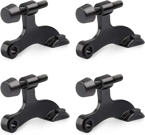 Vista 26 de HOMOTEK Paquete de 12 Topes de Puerta de Latón Antiguo de Pasador de Bisagra, Tope de Puerta Ajustable de Lujo Resistente de 2-1/2"x1-3/4