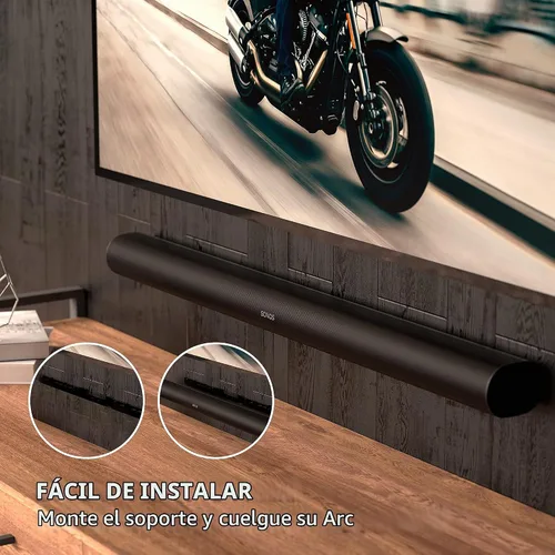 Vista 3 de HumanCentric - Soporte de pared para Sonos Arc & Arc Ultra Sound Bar