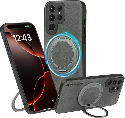 Vista 19 de Funda de silicona con soporte para iPhone 17 Pro [compatible con MagSafe] [Protección completa de la cámara] (6.3 pulgadas 2025), fundas de teléfono