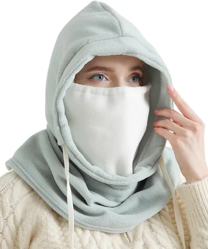 Vista 2 de Imilan Balaclava Cold Weather Windproof Face Mask Warm Fleece Ski Mask for Men and Women Motorcycle Bike Cycling Neck Warmer
