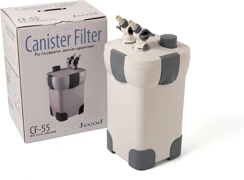 Vista 8 de Jebao Filtro externo para acuario con medios de filtración (ACF-20, 198GPH)