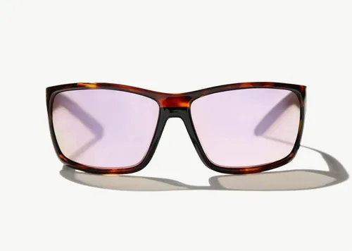 Vista 2 de Bajio - Gafas de sol modelo Bales Beach - Brillo tortuga oscuro, lente de cristal, varios colores de lente