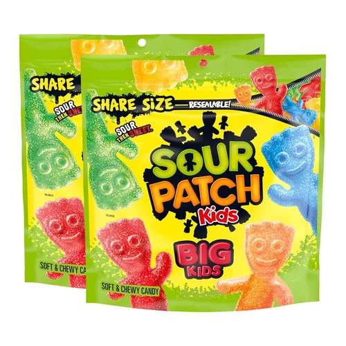 Vista 18 de SOUR PATCH KIDS Big Kids Soft & Chewy Candy, tamaño compartido, 12 onzas