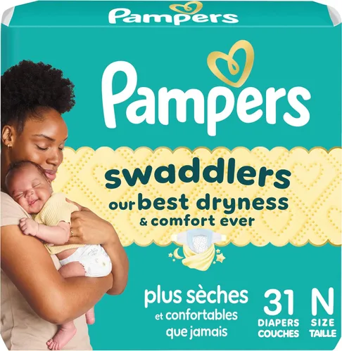 Vista 46 de Pañales talla 1, 32 unidades – Pañales desechables Pampers Swaddlers