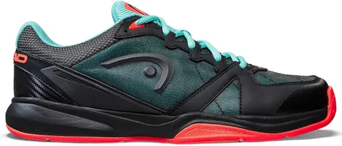 Vista 10 de HEAD Revolt - Zapato de corte para hombre color negro y verde azulado