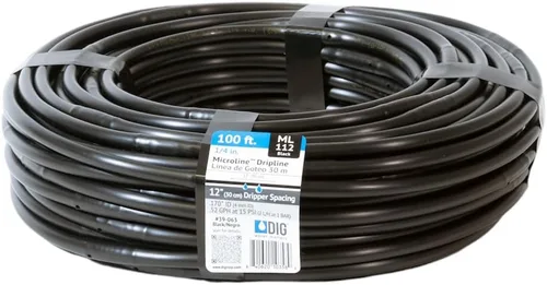 Vista 12 de DIG ML-056, 50', ¼" Microline™ Dripline - Espaciado de emisores mejorado de 6 pulgadas, resistente a los rayos UV, perfecto para diversos diseños