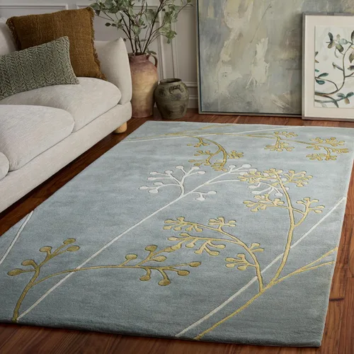 Vista 15 de SAFAVIEH Soho Collection - Alfombra redonda de 6 pies, color gris, lana hecha a mano, ideal para zonas de alto tráfico en sala de estar, dormitorio