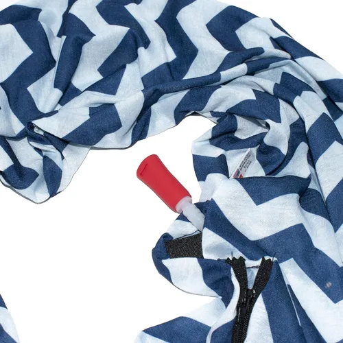 Vista 7 de FlaskScarf bufanda cerrada tipo termo, con un depósito de 8 onzas de líquido oculto, para mujer, talla única Capacidad para 8 onzas, incluye