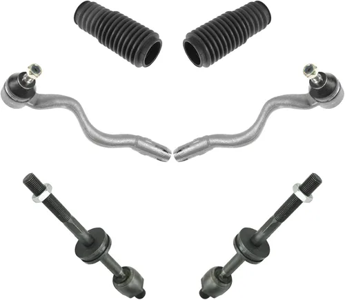 Vista 231 de TRQ Kit de dirección delantera con barra de acoplamiento de fuelle de piñón y cremallera compatible con Toyota Echo 2000-2005