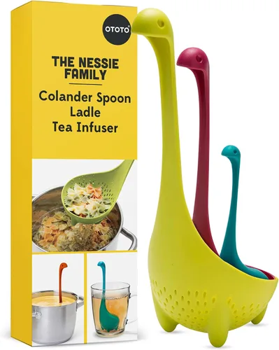 Vista 13 de OTOTO El Cazo de Sopa Original Nessie - Divertidos Gadgets de Cocina, Diseño del Lago Ness, Regalos de Cocina para Mamá - Útiles de Cocina Lindos