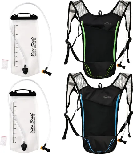 Vista 2 de Paquete de hidratación con mochila de 2 litros, ideal para deportes al aire libre, correr, senderismo, camping, ciclismo, esquí