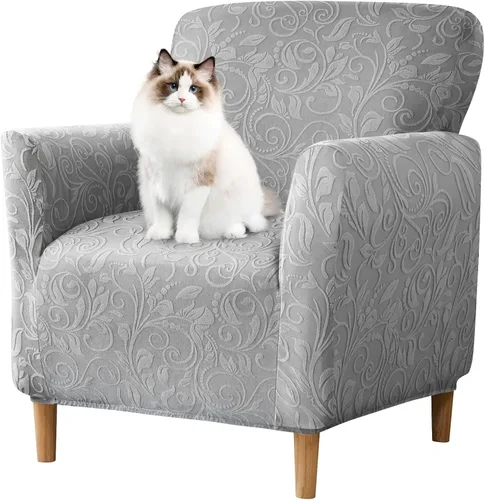 Vista 21 de Fundas elásticas para silla de banquete, fundas de terciopelo de lujo para sillón, fundas para sofá, fundas para silla, protector antideslizante