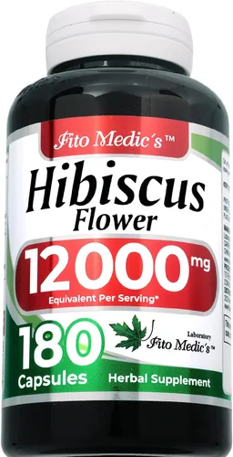 Vista 2 de FITO MEDIC'S Laboratorio Hibisco Flor de Jamaica 180 Cápsulas
