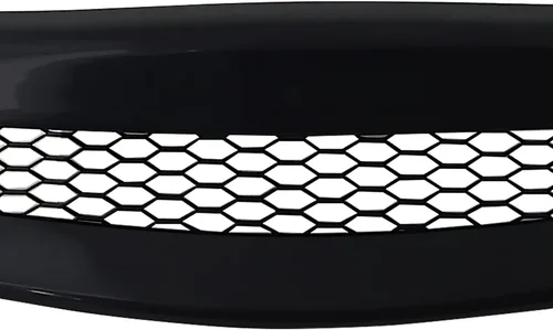 Vista 6 de Spec-D Tuning - Parrilla de cofre para parachoques delantero de malla negra en forma de panal, compatible con Honda Civic 2P Coupé 2006-2008