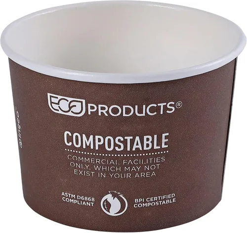 Vista 7 de Eco-Products, Inc Recipientes para sopa con diseño del mundo, Mixto, 1000