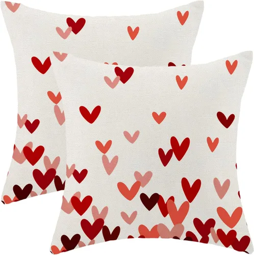 Vista 63 de Juego de 2 fundas de almohada de Halloween de 16 x 16 pulgadas, fundas de almohada de murciélagos negros y crema, fundas de cojín decorativas