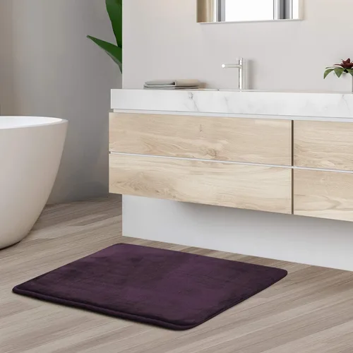 Vista 32 de Clara Clark Alfombra de Baño 24" x 17" - Alfombras de Baño, Tapete de Baño de Espuma Viscoelástica, Afelpado, Acogedor, Ultra Suave, Antideslizante